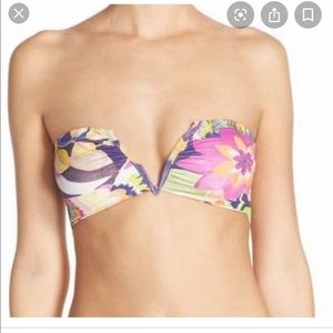 Boys + Arrows floral bandeau top